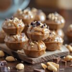 No-Bake Caramel Peanut Butter Protein Bites