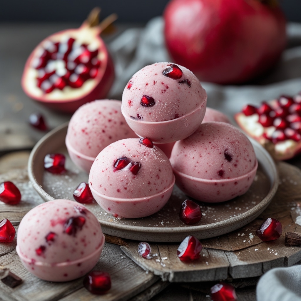 Pomegranate Antioxidant Protein Frozen Yogurt Bites