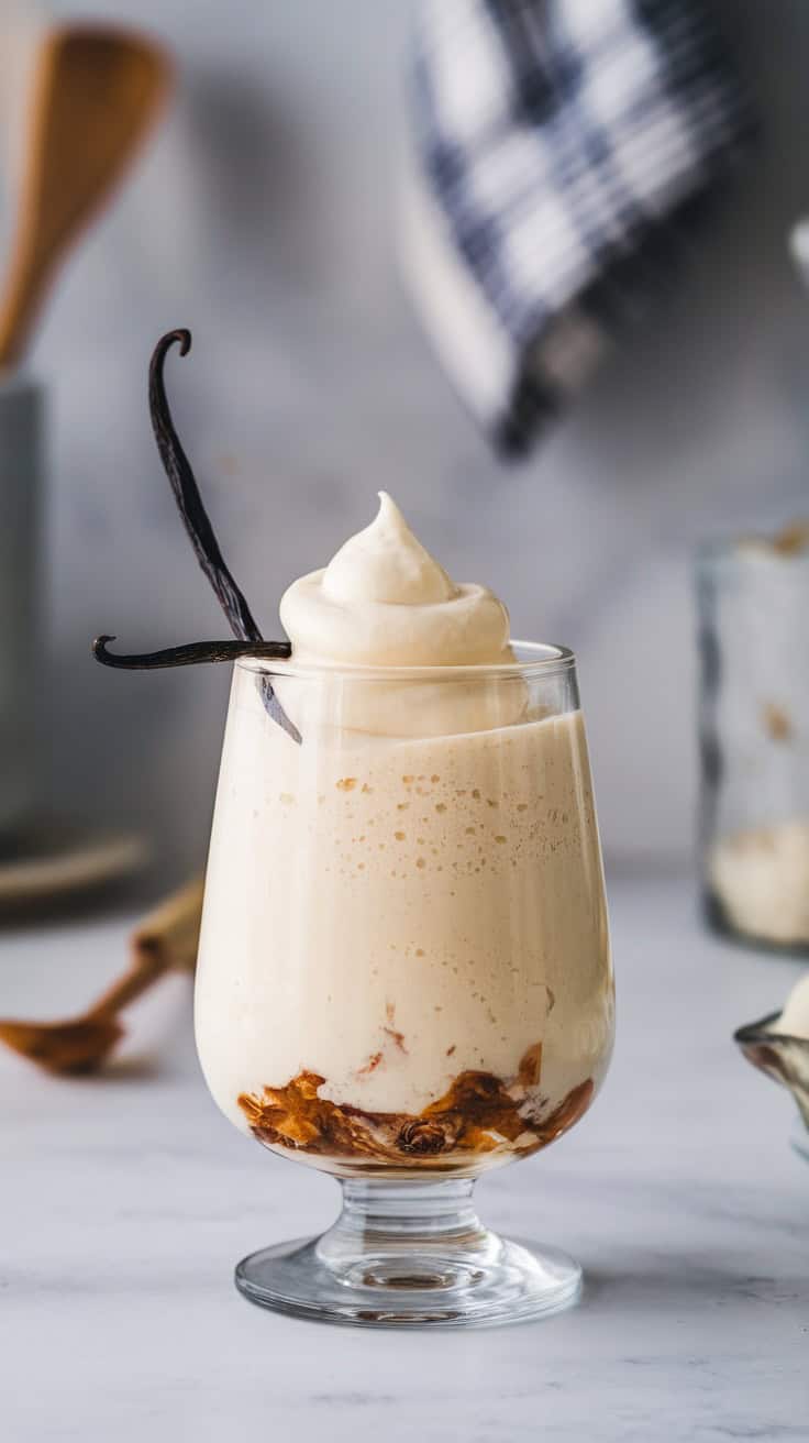 Cottage Cheese Vanilla Mousse