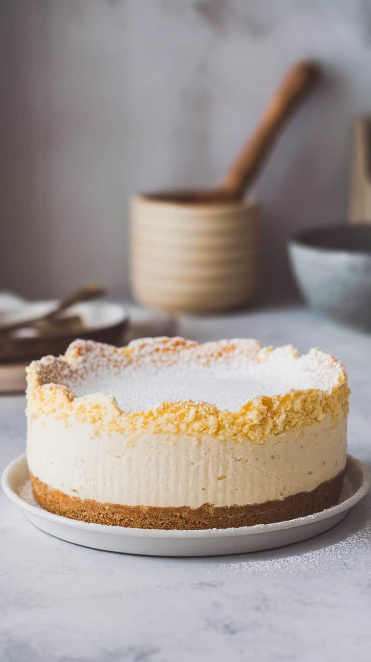 Cottage Cheese Yogurt Egg Cheesecake