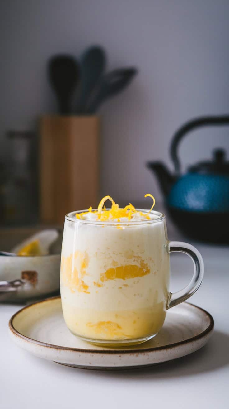 Lemon Cottage Cheese Pudding