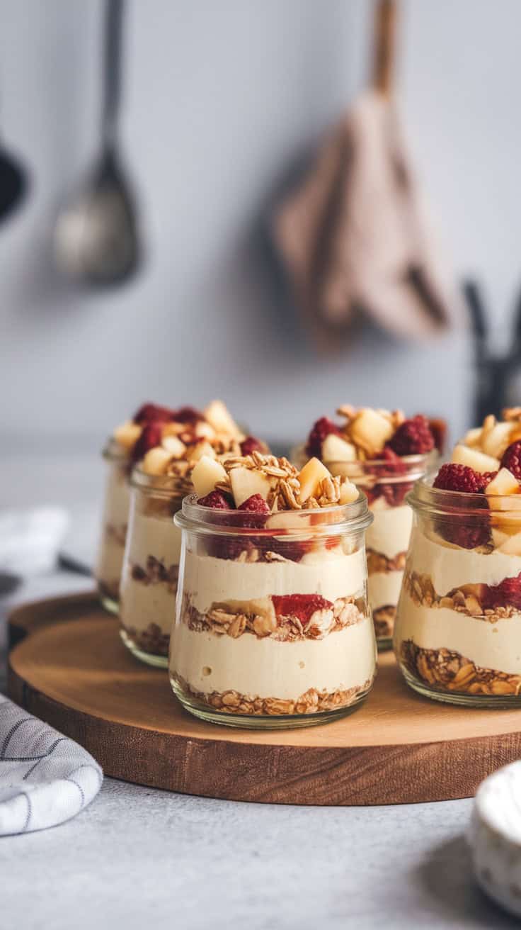 High Protein Cheesecake Jars