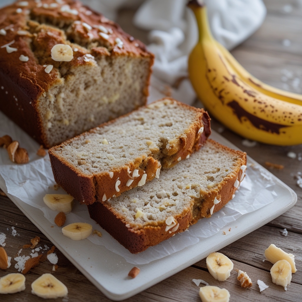Flourless Cottage Cheese Banana Bread