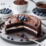 Flourless Black Cocoa & Chia Greek Yogurt Cake