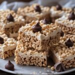 No-Bake Chocolate Peanut Butter Rice Crispy Treats