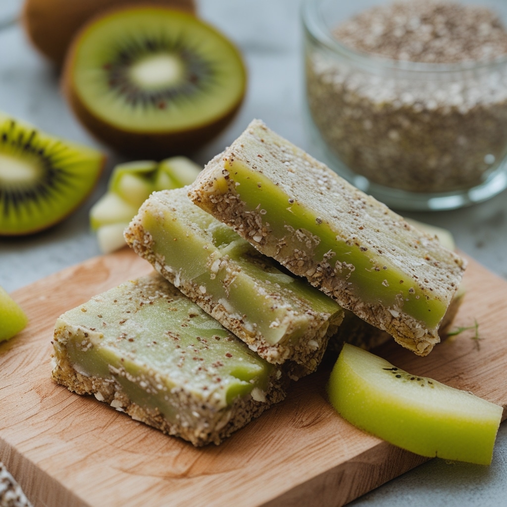 Kiwi Chia Protein Energy Bars