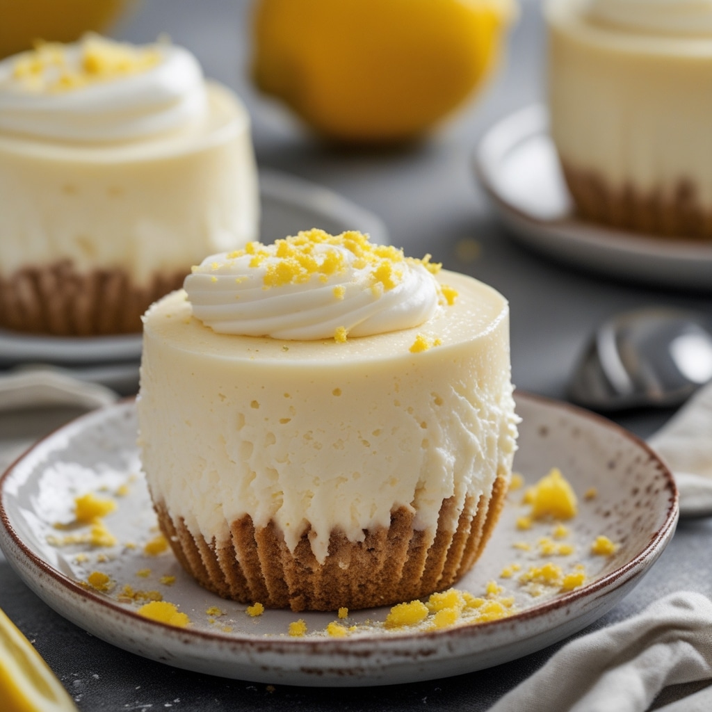 Greek Yogurt Lemon Cheesecake Bites [Frozen]