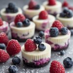 Frozen Mixed Berry Protein Cheesecake Bites