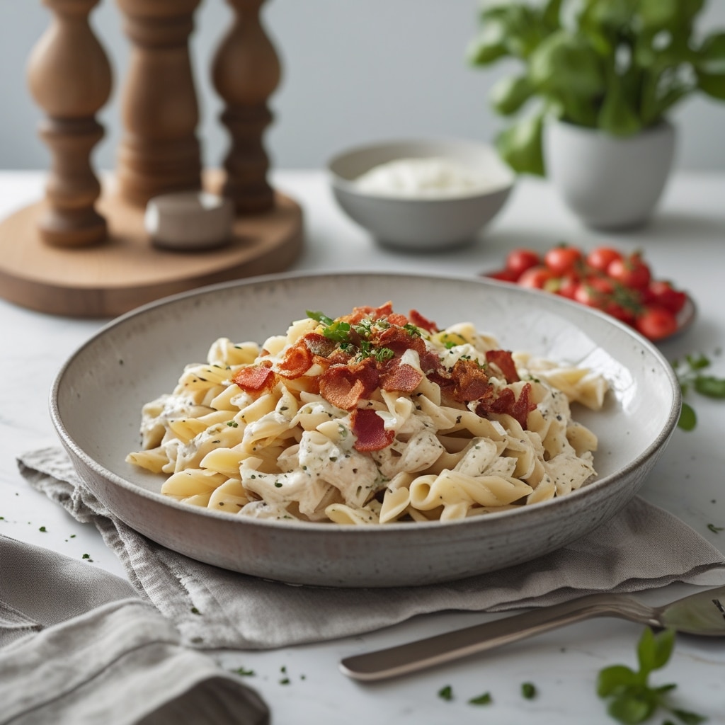 Chicken Bacon Ranch Pasta