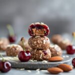 Cherry Almond Butter Protein Energy Balls
