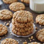 Peanut Butter Oat Cottage Cheese Cookies