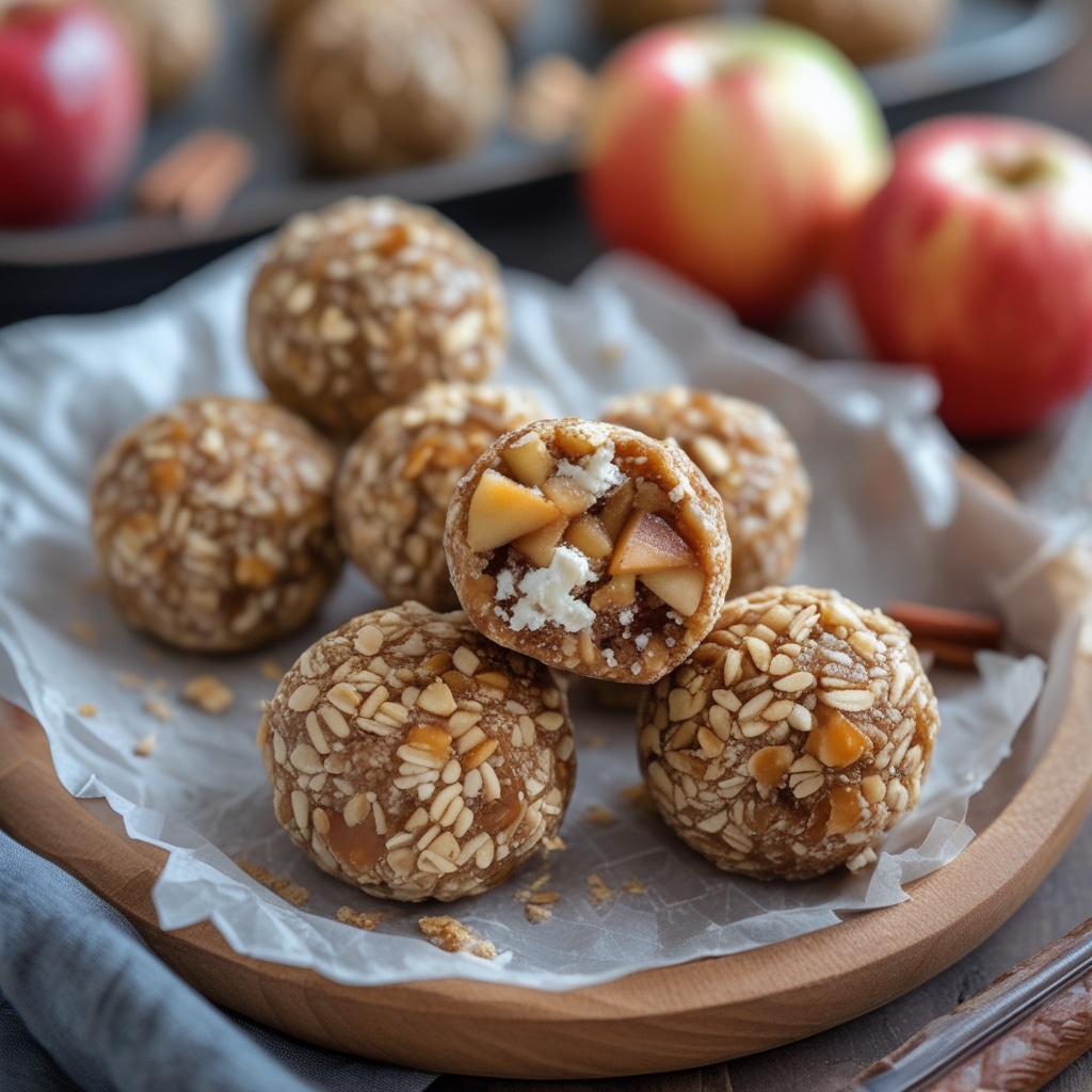 Cottage Cheese Apple Pie Energy Balls