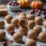 Cranberry Pumpkin Protein Bites