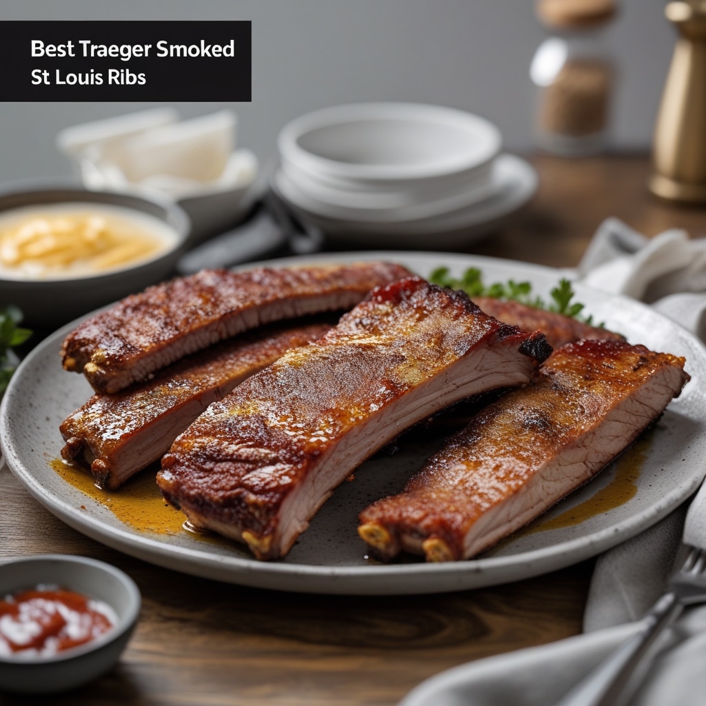 Best Traeger Smoked St Louis Ribs Recipe