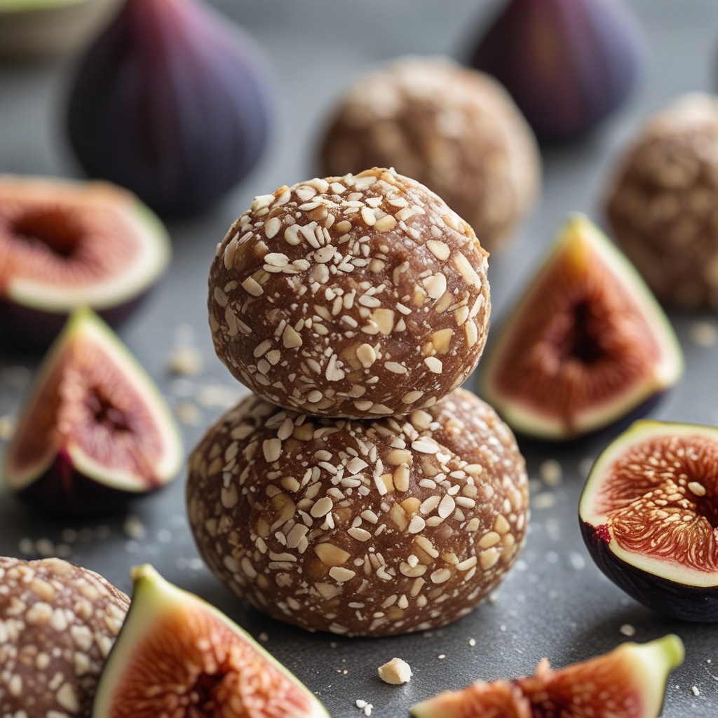 Tahini Fig Protein Energy Balls