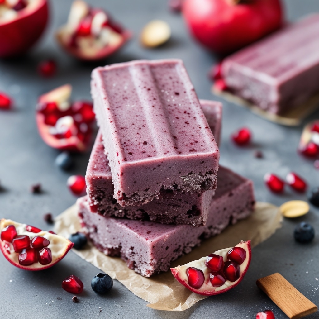 Açai Pomegranate Protein Frozen Yogurt Bars