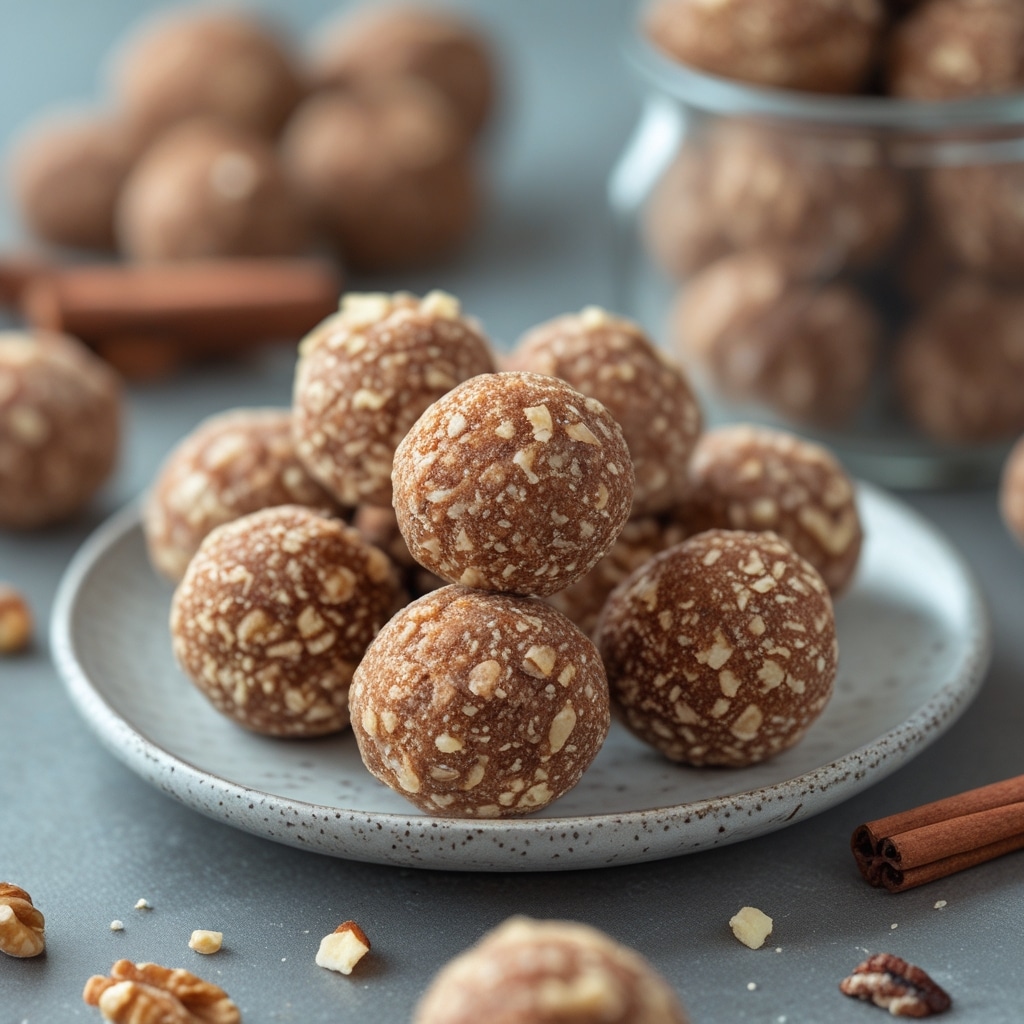 Walnut Cinnamon Protein Energy Bites