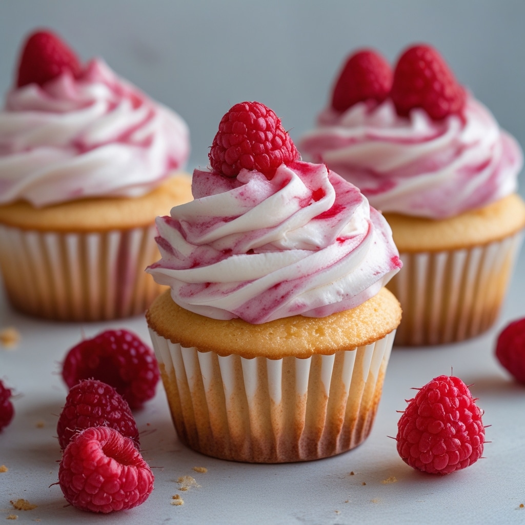 Raspberry Cheesecake Cupcakes
