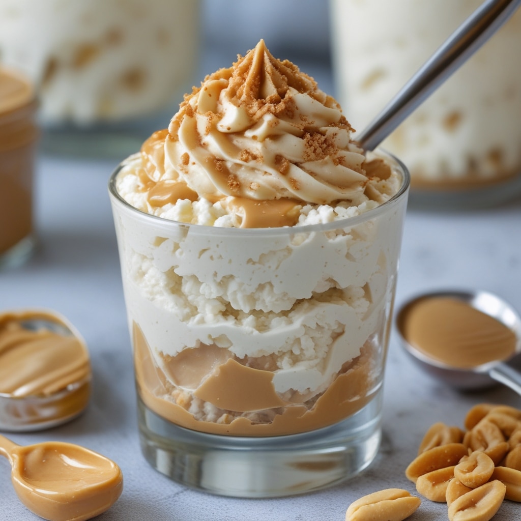 High-Protein Cottage Cheese Peanut Butter Mousse