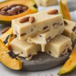 Papaya Almond Protein Frozen Yogurt Bars