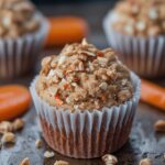 Cottage Cheese Carrot Cake Protein Muffins