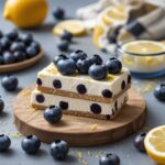 Blueberry Lemon Greek Yogurt Protein Bars