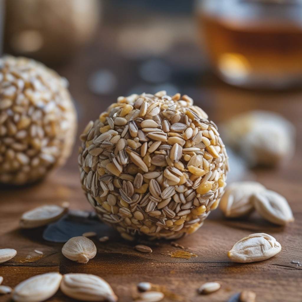 Sunflower Seed Honey Protein Energy Bites