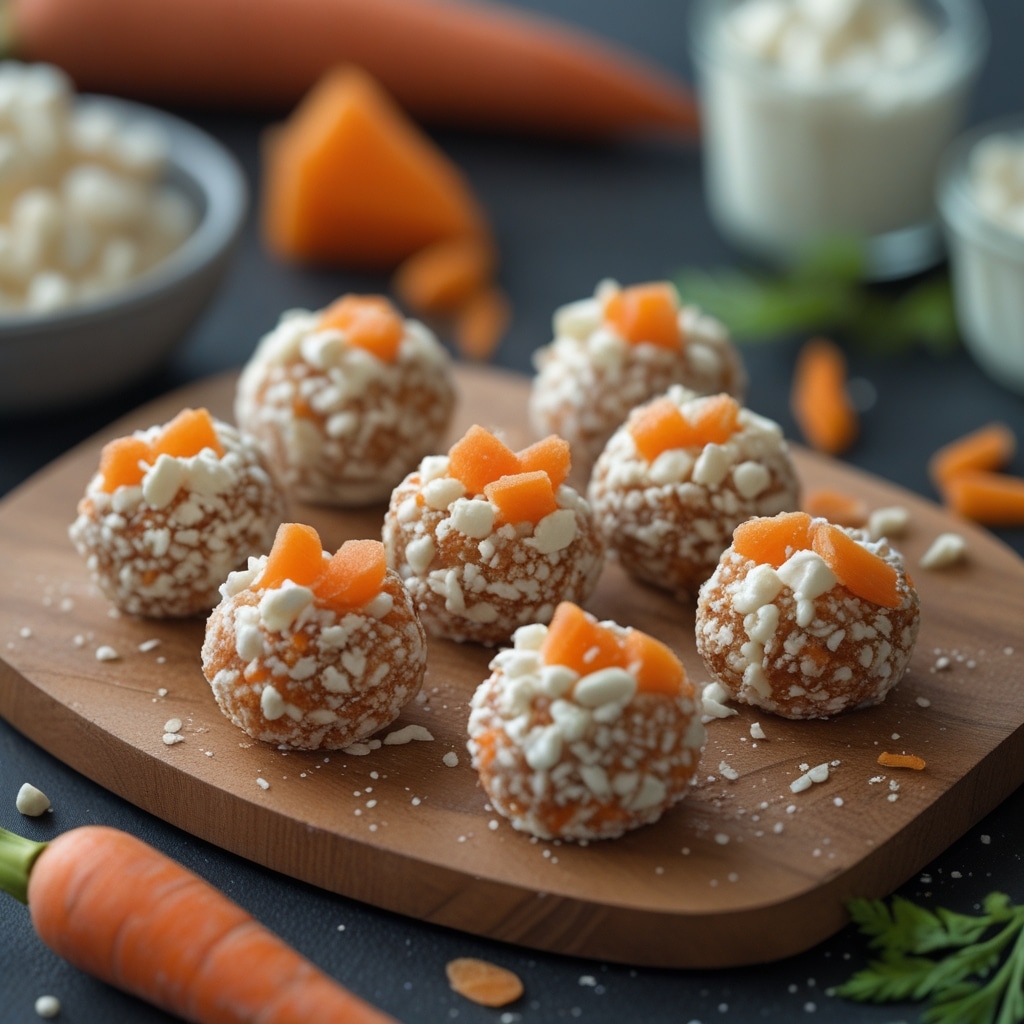Cottage Cheese Carrot Cake Protein Bites