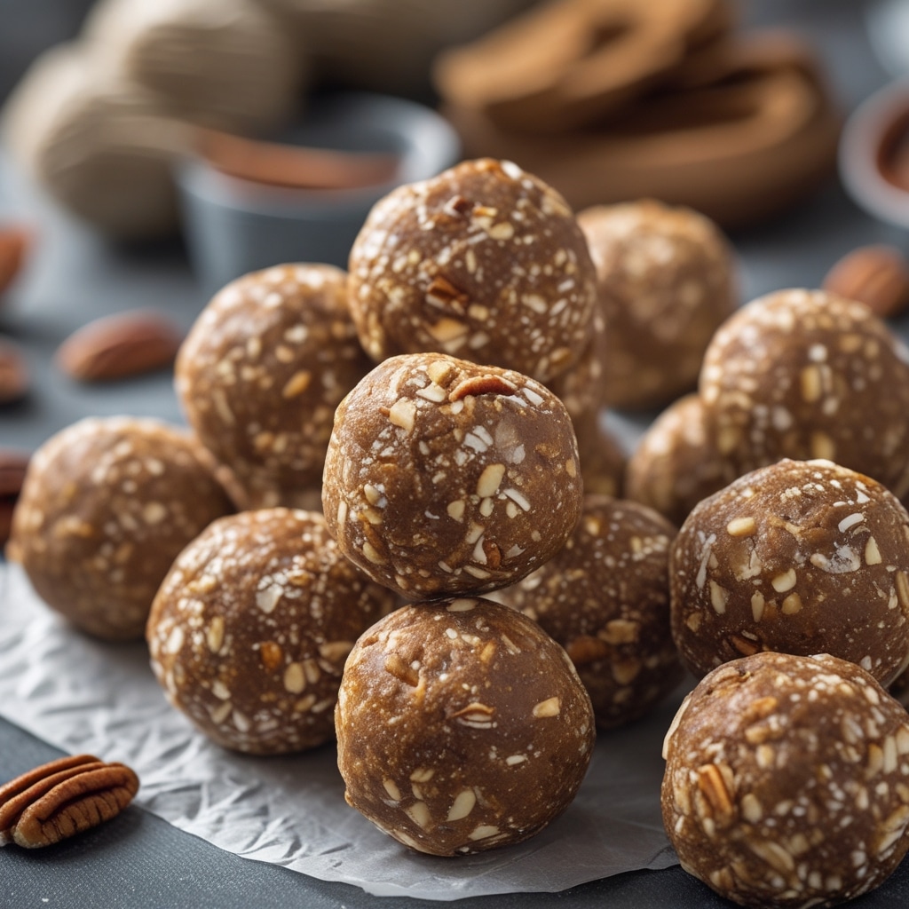 Pecan Maple Protein Energy Balls