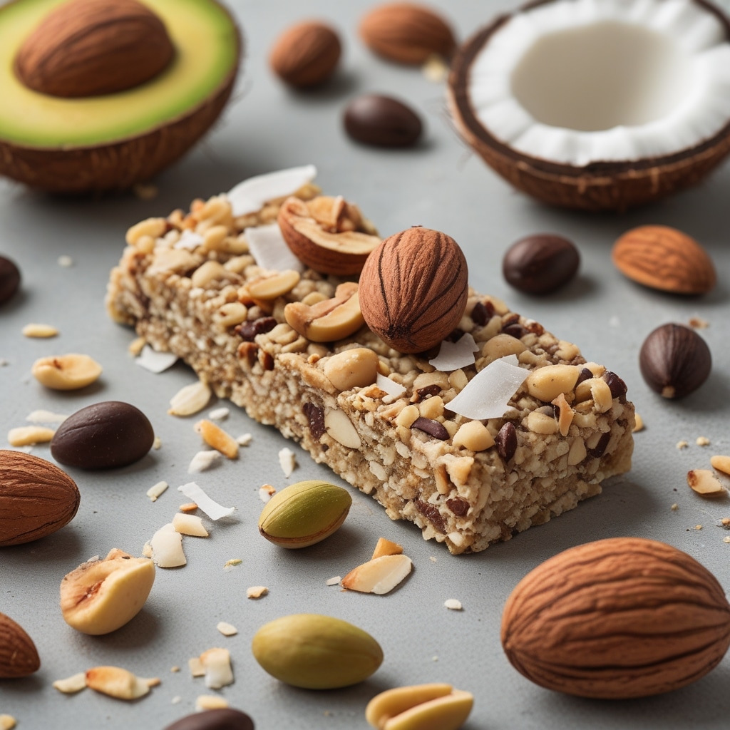 Brazil Nut Coconut Protein Energy Bars