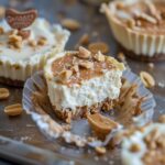 Peanut Butter Cottage Cheese Cheesecake Cups