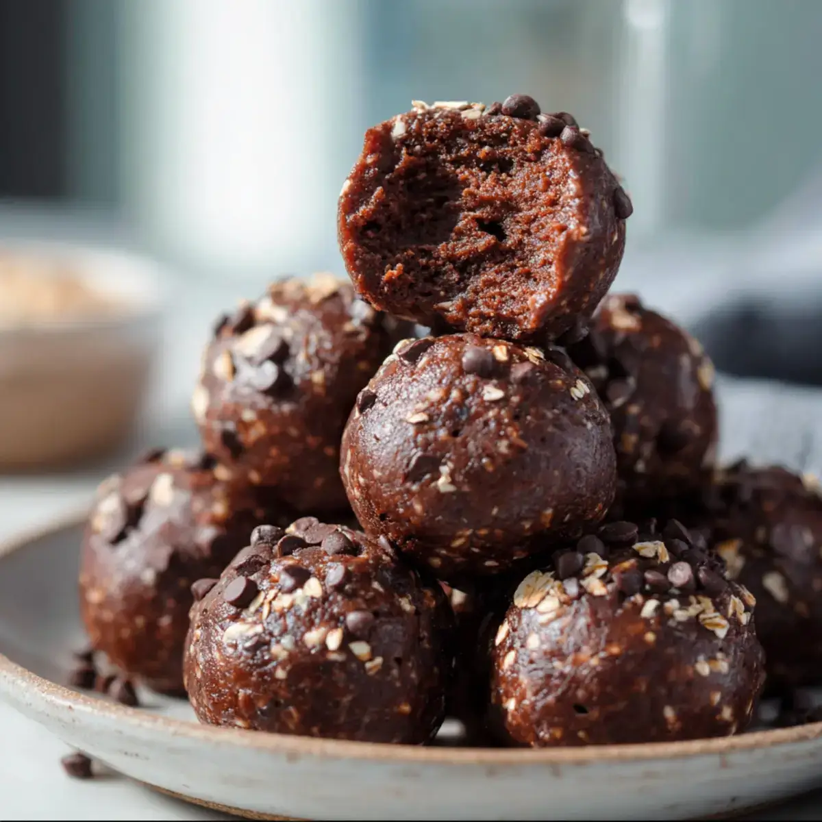 Cottage Cheese Protein Brownie Bites