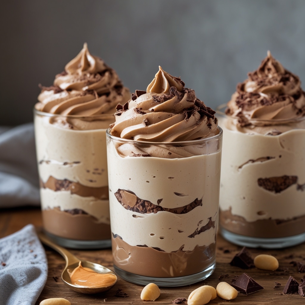 Keto Peanut Butter Chocolate Mousse [5 Minutes]