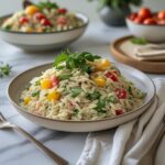 Rainbow Orzo Salad