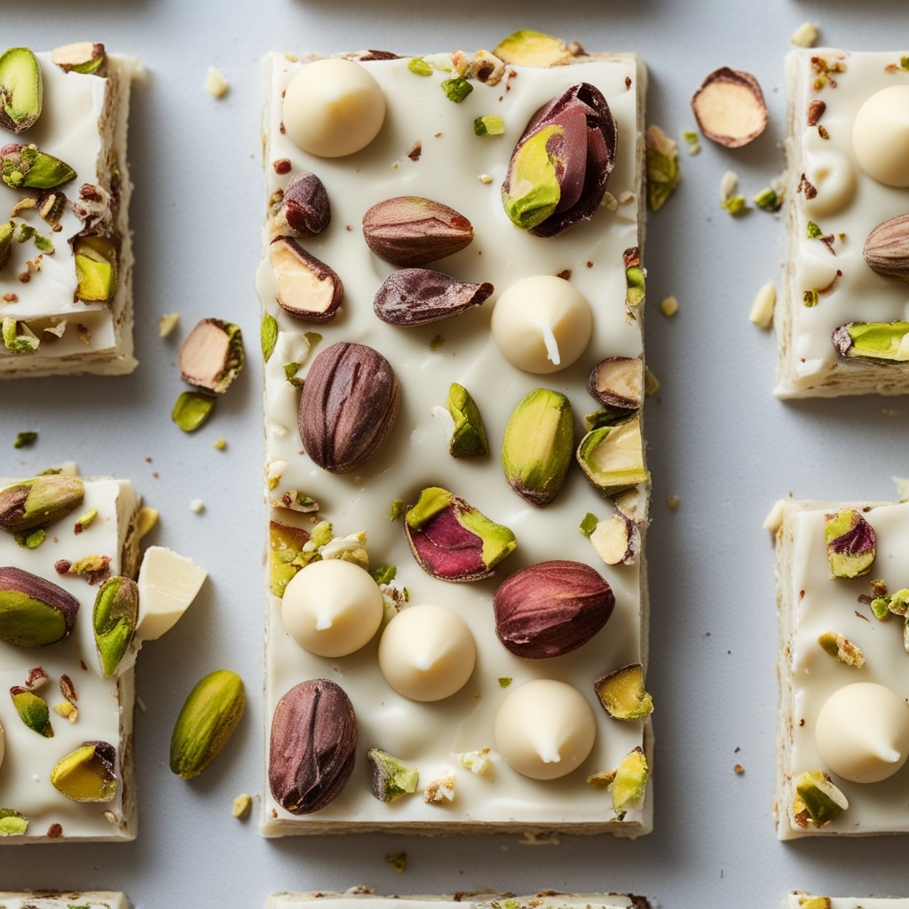 Pistachio White Chocolate Protein Bars