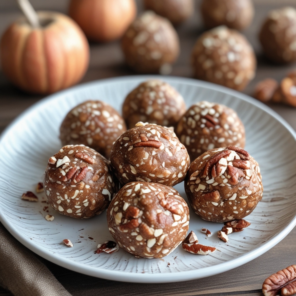 Maple Pecan Protein Energy Balls
