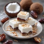 Coconut Date Protein Frozen Yogurt Bars