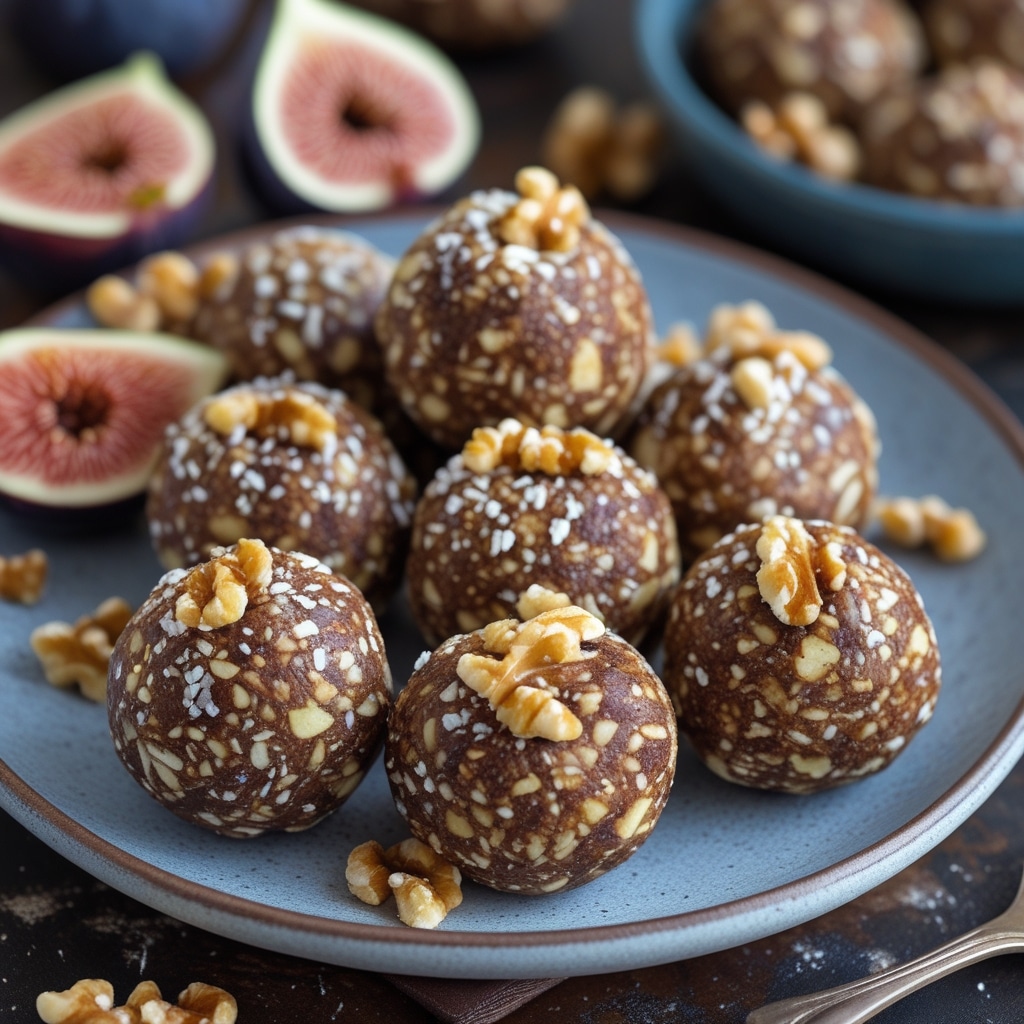 Fig Walnut Protein Superfood Balls