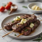 Steak Kabobs with Garlic Butter