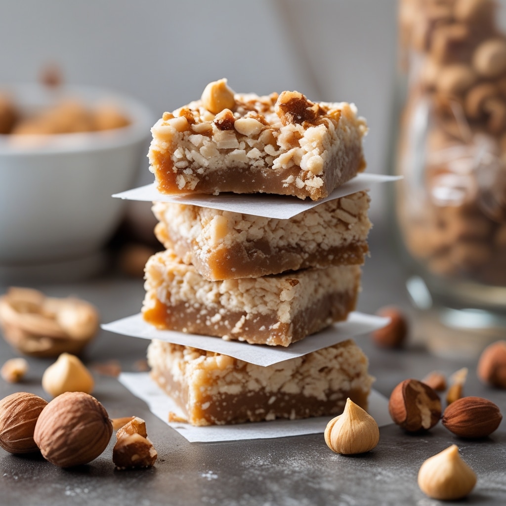 Hazelnut Fudge Protein Cottage Cheese Bars