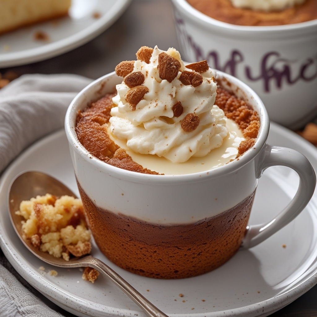 Spiced Cottage Cheese Mug Cake