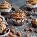Almond Butter Chocolate Frozen Yogurt Cups
