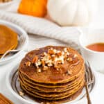 Easy Pumpkin Pancakes (gluten-free option)