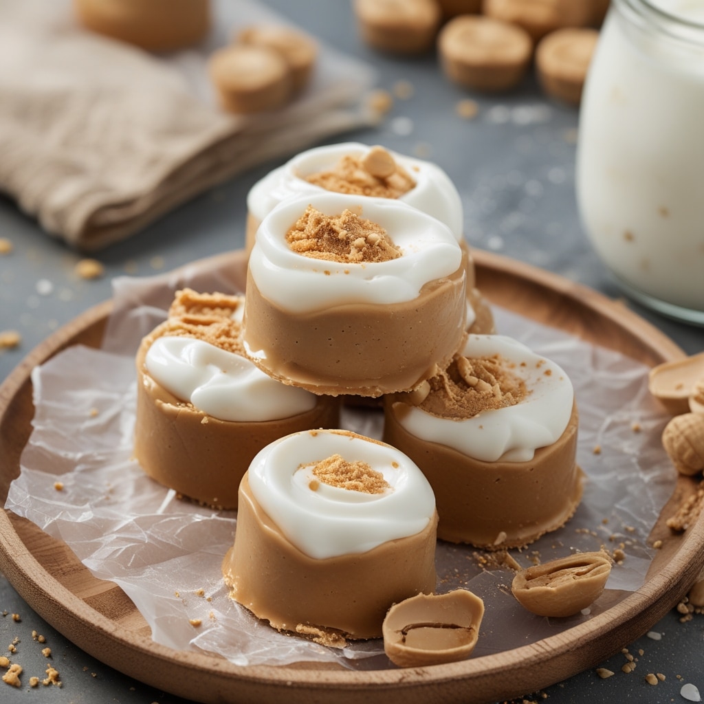 Frozen Greek Yogurt Peanut Butter Bites