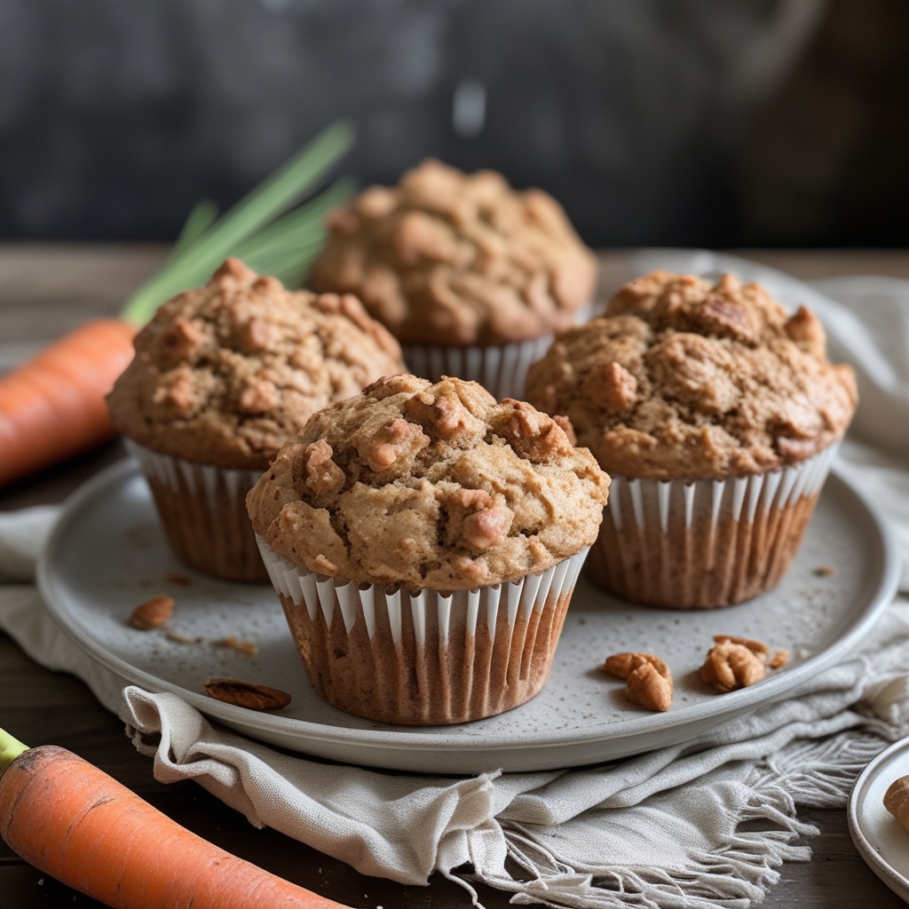 Carrot Cake Cottage Cheese Protein Muffins
