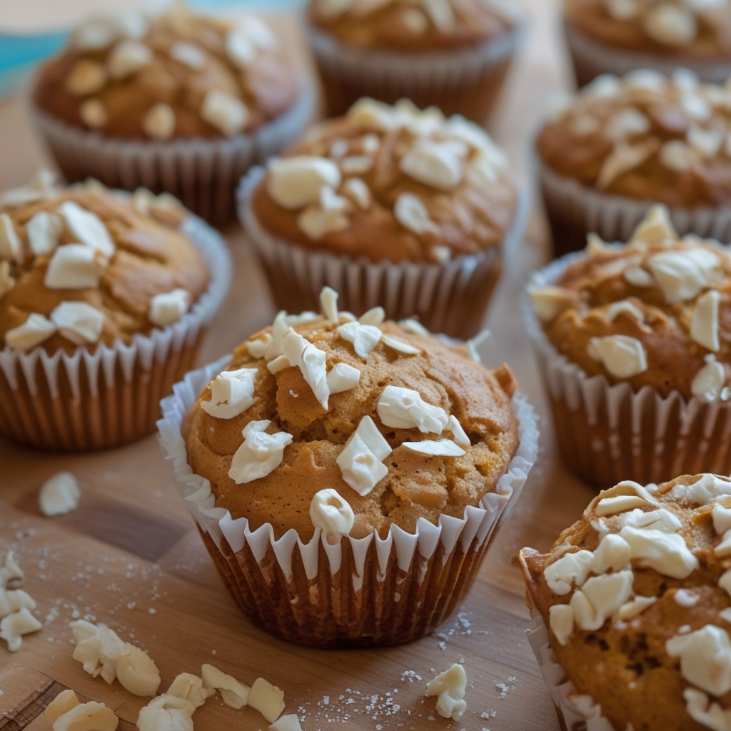 Cottage Cheese Pumpkin Muffins