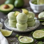 Avocado Lime Protein Frozen Yogurt Bites
