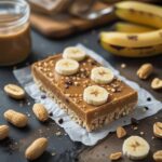 High Protein Peanut Butter Banana Protein Bars