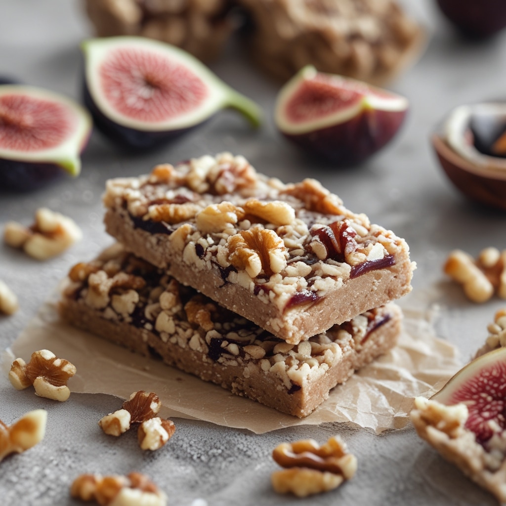 Fig Walnut Protein Bars