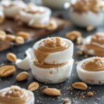 High Protein Frozen Peanut Butter Greek Yogurt Bites